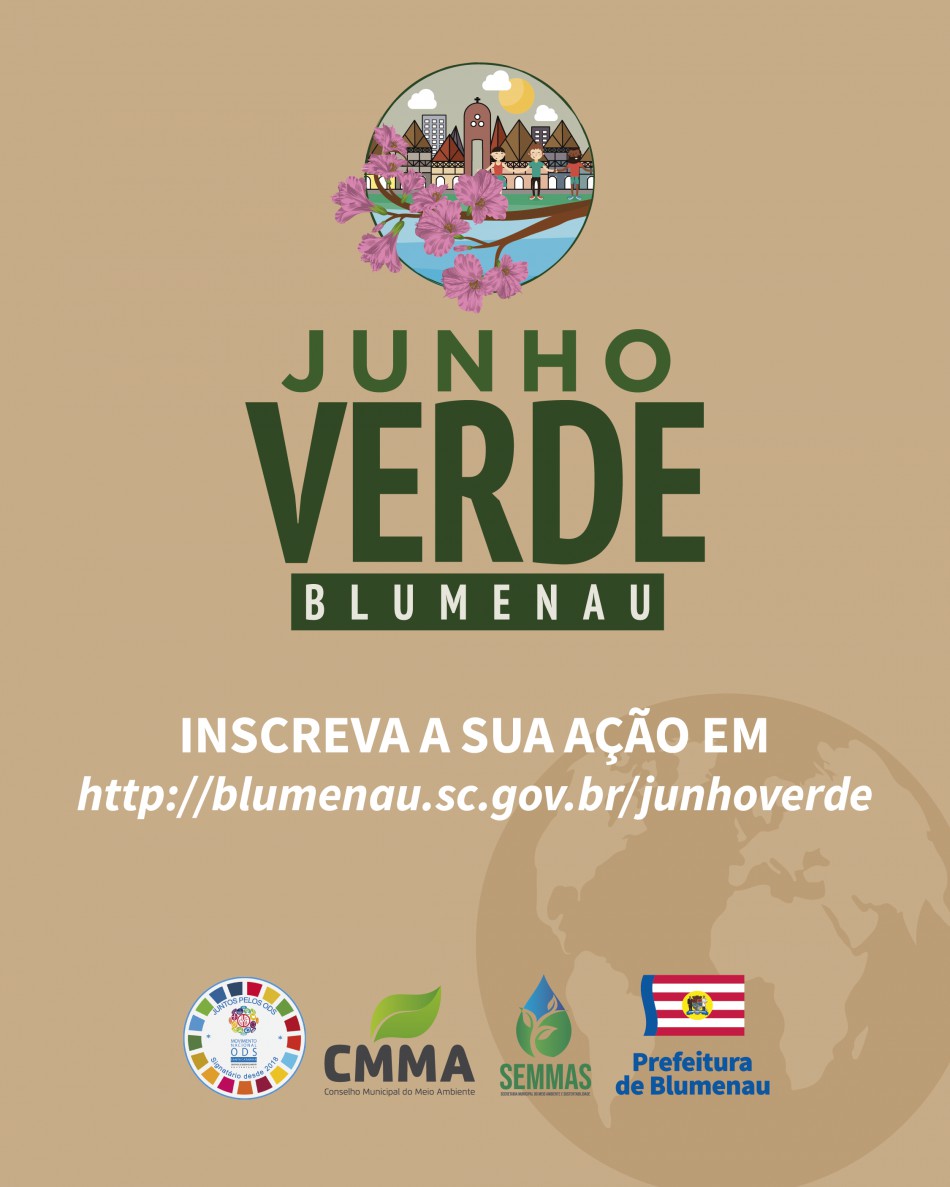 Inscrições abertas pra quem pretende participar do Junho Verde em Blumenau