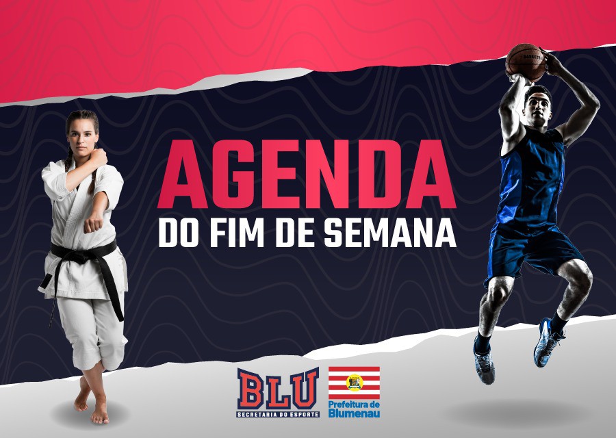 Equipes representam Blumenau no futsal, basquete, vôlei e outras modalidades no fim de semana
